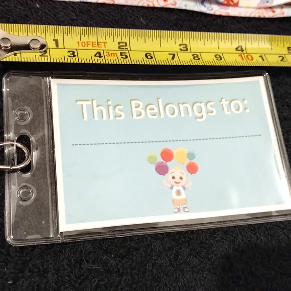 ⏰(5/$25) Coco Melon Lanyard with ID Badge Holder and Lobster Claw hook New Price - Picture 9 of 12